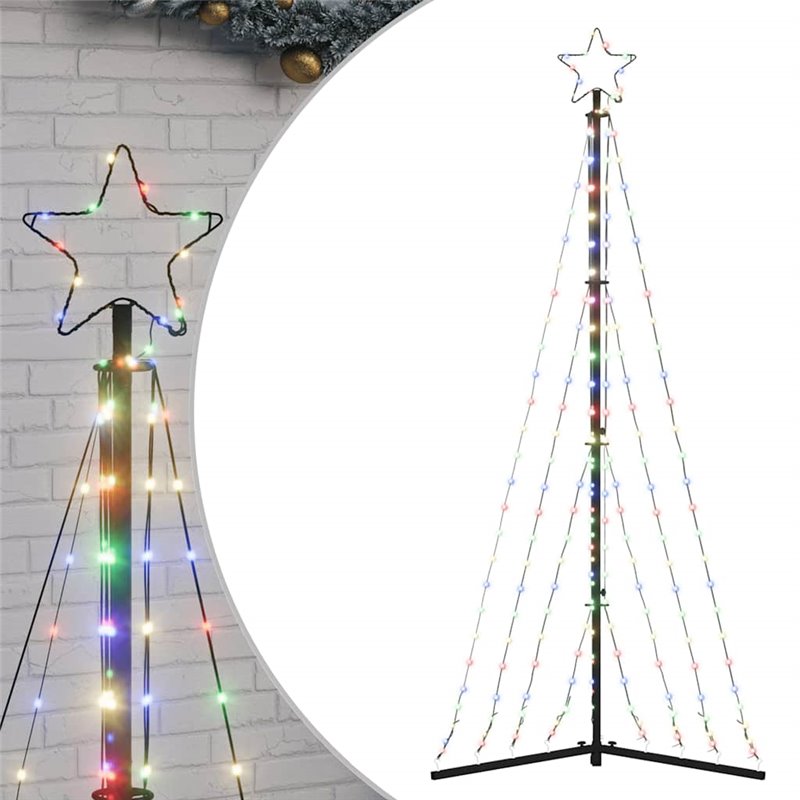 Image secondaire de vidaXL Guirlande de sapin de Noël 339 LED colorées 187 cm