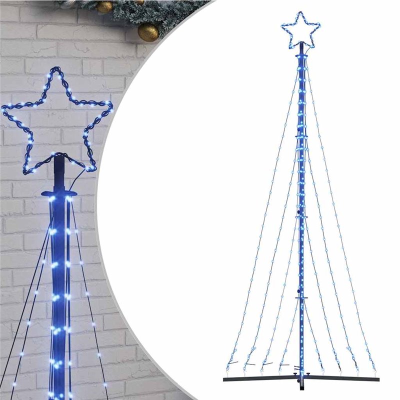 Image secondaire de vidaXL Guirlande de sapin de Noël 447 LED bleu 249 cm