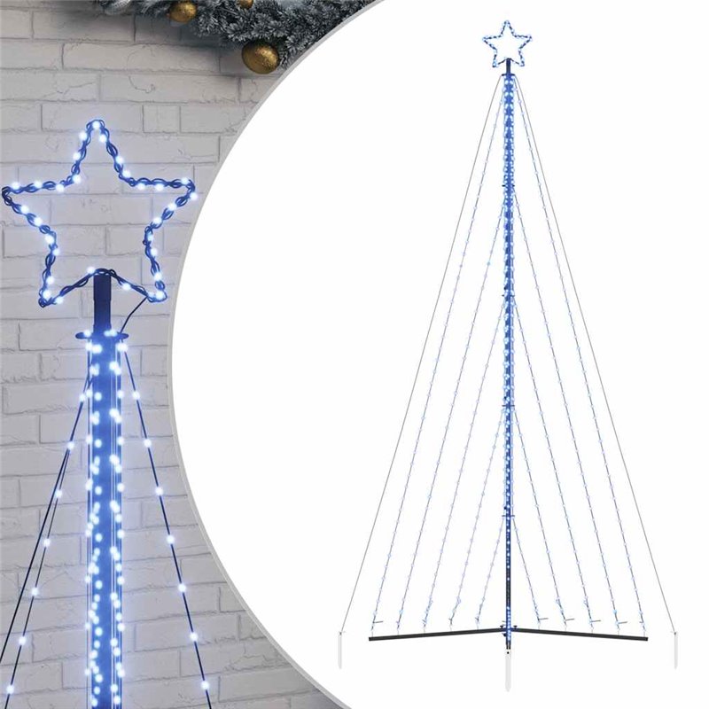 Image secondaire de vidaXL Guirlande de sapin de Noël 570 LED bleu 399 cm