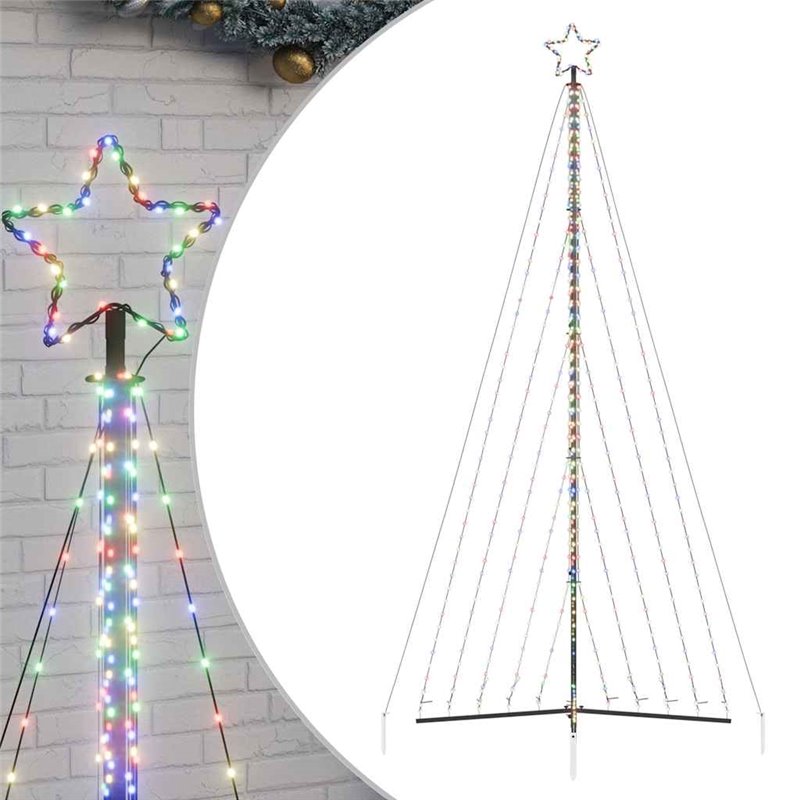 Image secondaire de vidaXL Guirlande de sapin de Noël 570 LED colorées 399 cm