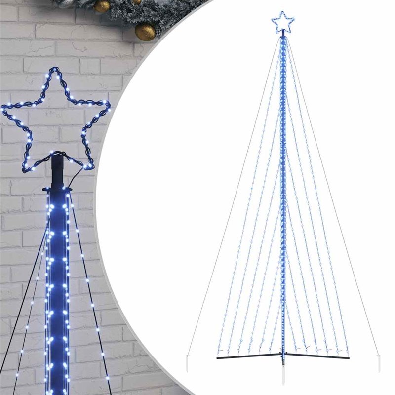 Image secondaire de vidaXL Guirlande de sapin de Noël 789 LED bleu 476 cm