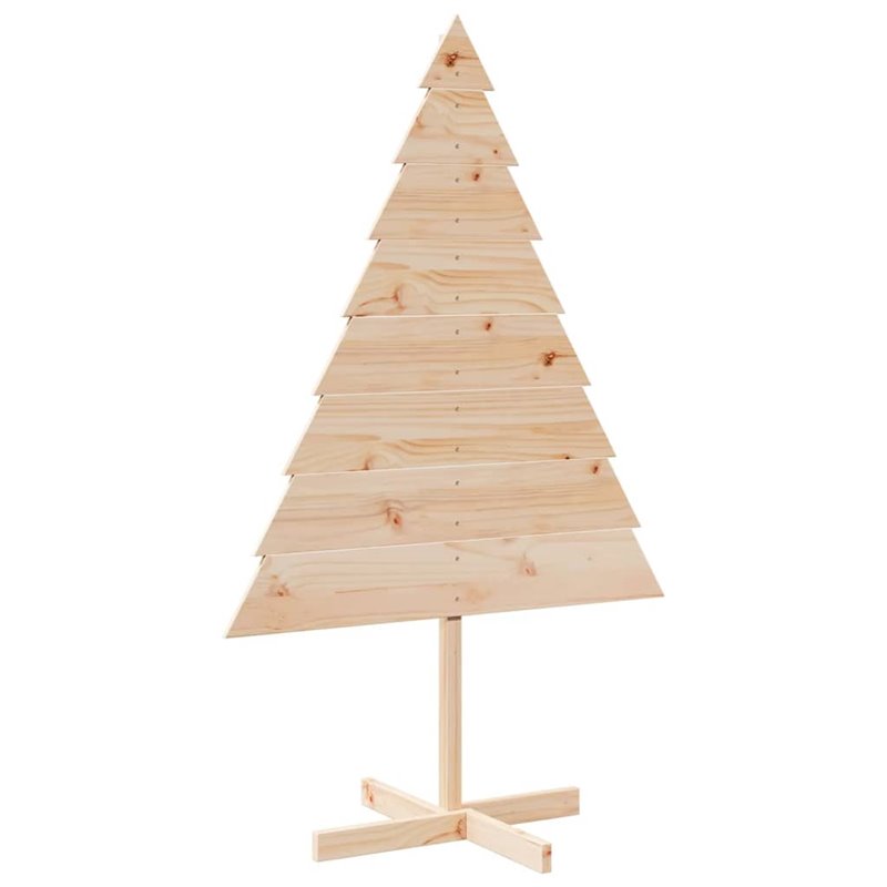 Image secondaire de vidaXL Arbre de Noël en bois pour décoration 150 cm bois massif