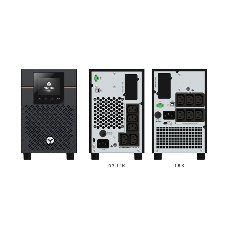 Image secondaire de Vertiv Liebert EDGE-1500IMT alimentation d'énergie non interruptible Interactivité de ligne 1,5 kVA 1350 W 5 sortie(s) C