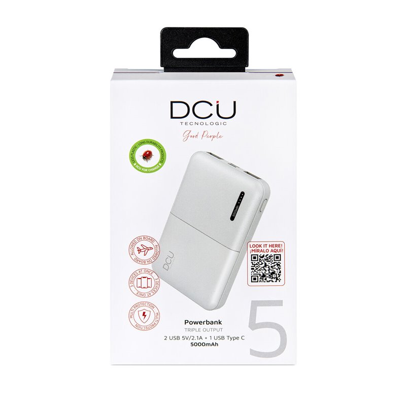 Image secondaire de Powerbank DCU 34155002 Blanc 5000 mAh