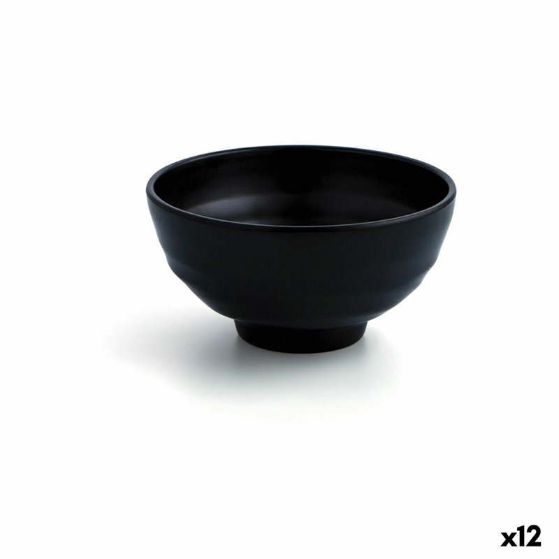 Image secondaire de Bol Quid A'bordo Noir Plastique Ø 16,5 cm (12 Unités) (Pack 12x)