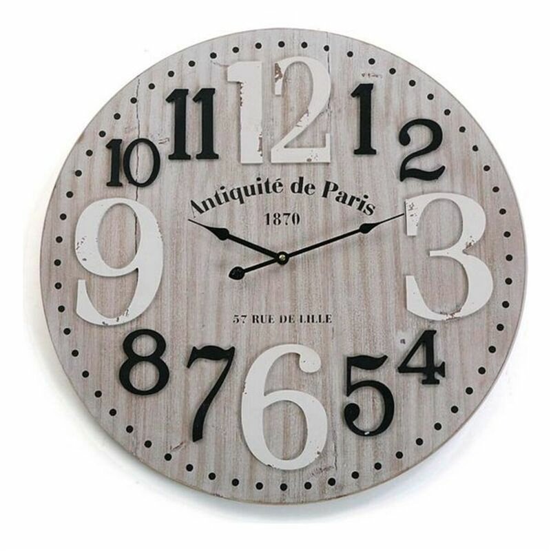 Horloge Murale Versa Bois MDF (4,5 x 60 x 60 cm)