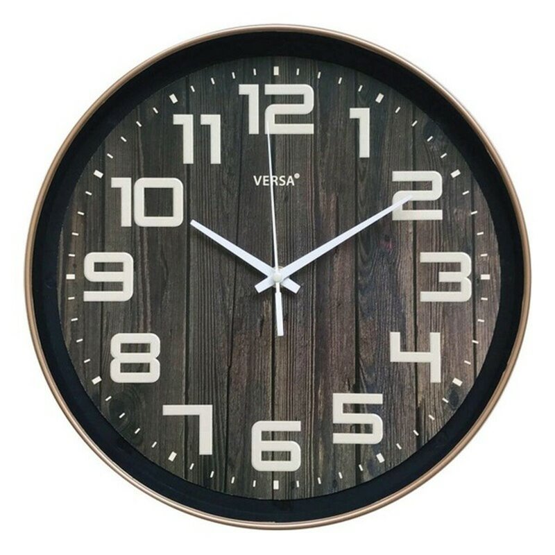 Image secondaire de Horloge Murale Versa Plastique (4,3 x 30,5 x 30,5 cm)