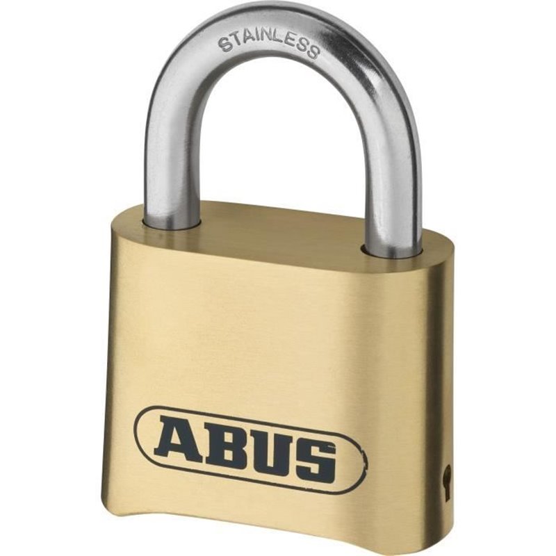 Image secondaire de Cadenas à combinaison - ABUS - 180IB/50 B/DFNLI - Corps laiton forgé - Anse inox - Code numérique à quatre chiffres