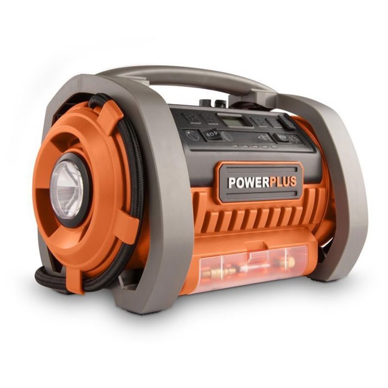 Compresseur sans fil 20V max 11bar + fonction hybride - DUAL POWER POWDP7030 - livré sans batterie ni chargeur