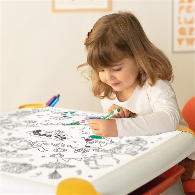 Image secondaire de Smoby - Recharge Coloriages pour la Kid table créative - 10 feuilles de coloriages Peppa Pig