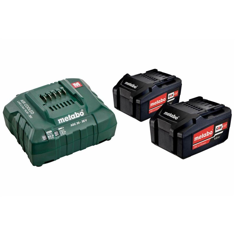 Ensemble chargeur et batterie rechargeable Metabo 685051000 5,2 Ah