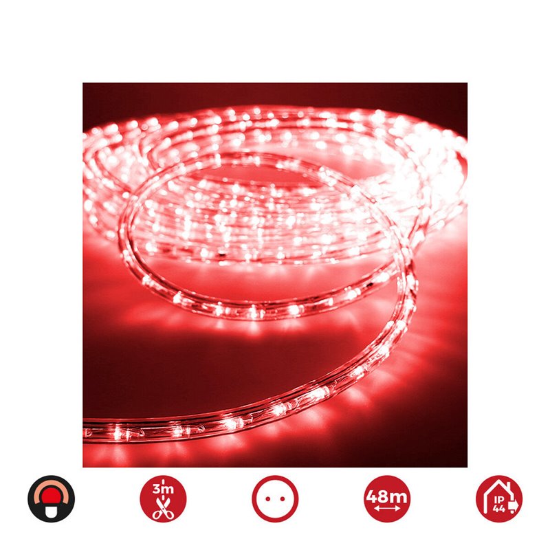 Image secondaire de Tube LED EDM 72706 flexiLED Rouge 1,75 W x 1 m 48 m 2 voies