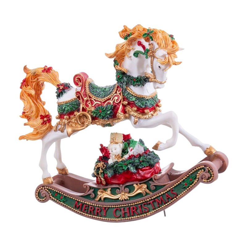 Image secondaire de Décorations de Noël Multicouleur Cheval 22 x 10 x 21 cm