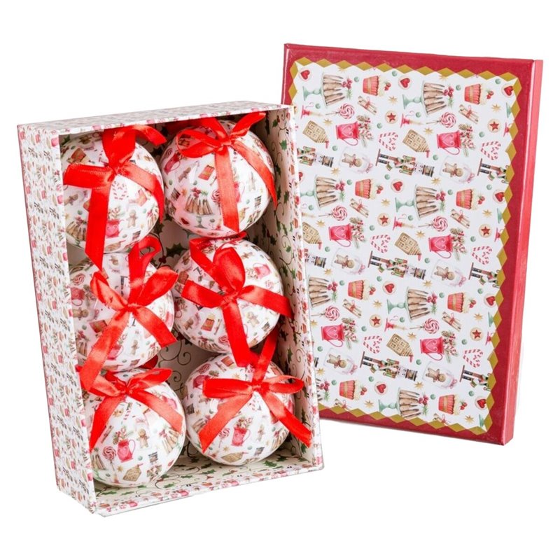 Image secondaire de Boules de Noël Multicouleur Polyfoam Ø 7,5 cm (6 Unités)