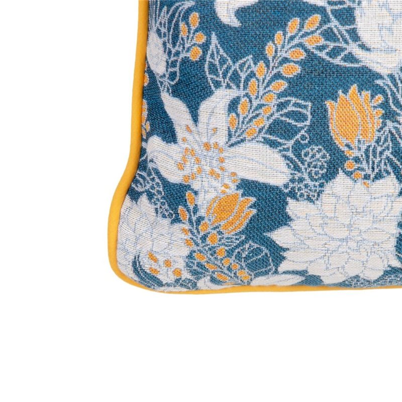 Image secondaire de Coussin Bleu Fleurs 50 x 10 x 30 cm