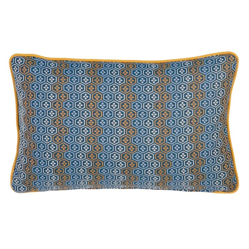 Coussin Bleu Imprimé 60 x 10 x 40 cm