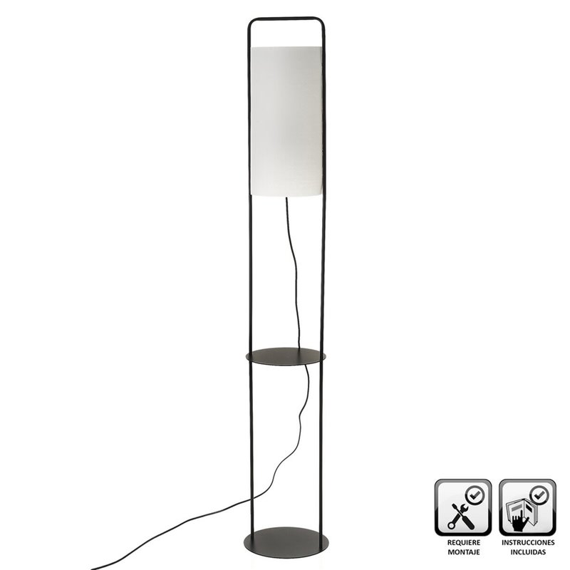 Lampe de bureau Noir Métal 60 W 220-240 V 22 x 22 x 150 cm