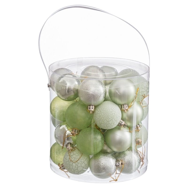 Image secondaire de Boules de Noël Vert Plastique Ø 5 cm (40 Unités)