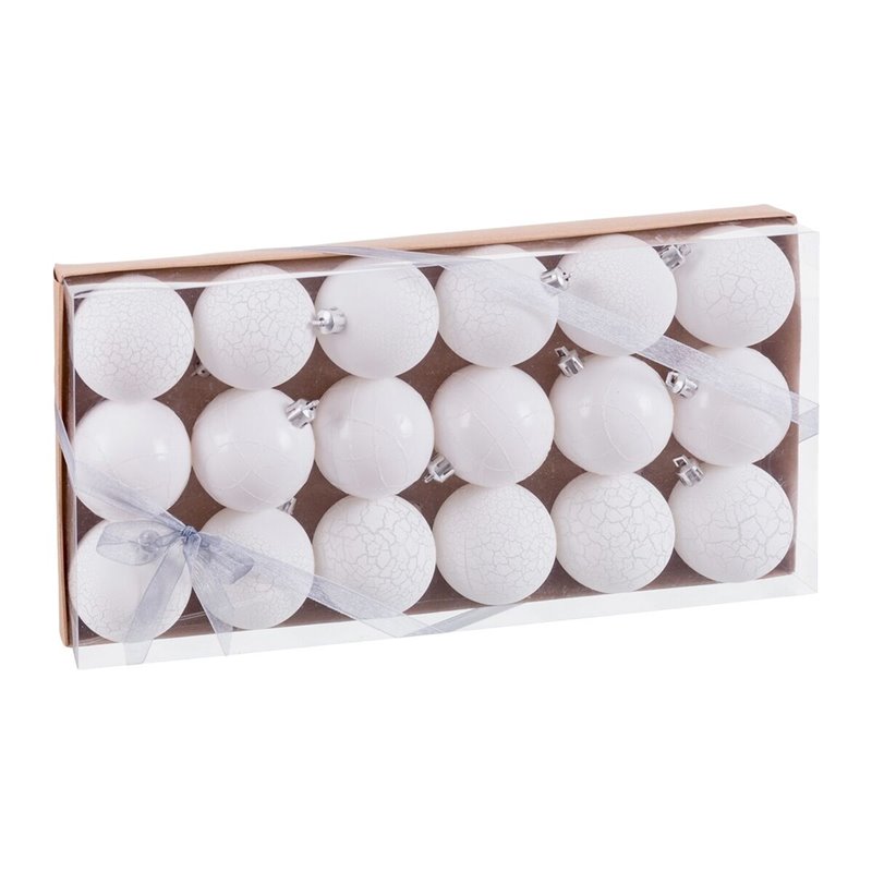 Image secondaire de Boules de Noël Blanc Plastique Ø 5 cm (18 Unités)