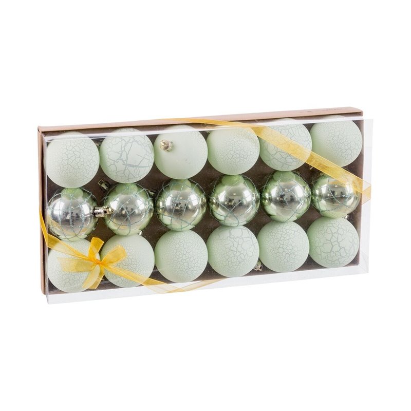 Image secondaire de Boules de Noël Vert Plastique Ø 4 cm (18 Unités)