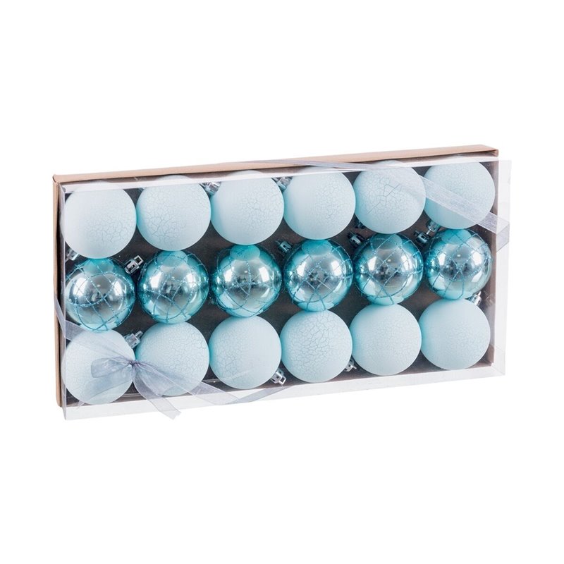 Image secondaire de Boules de Noël Bleu Plastique Ø 4 cm (18 Unités)