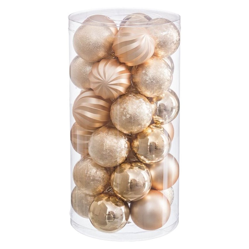 Image secondaire de Boules de Noël Doré Plastique Ø 6 cm (30 Unités)