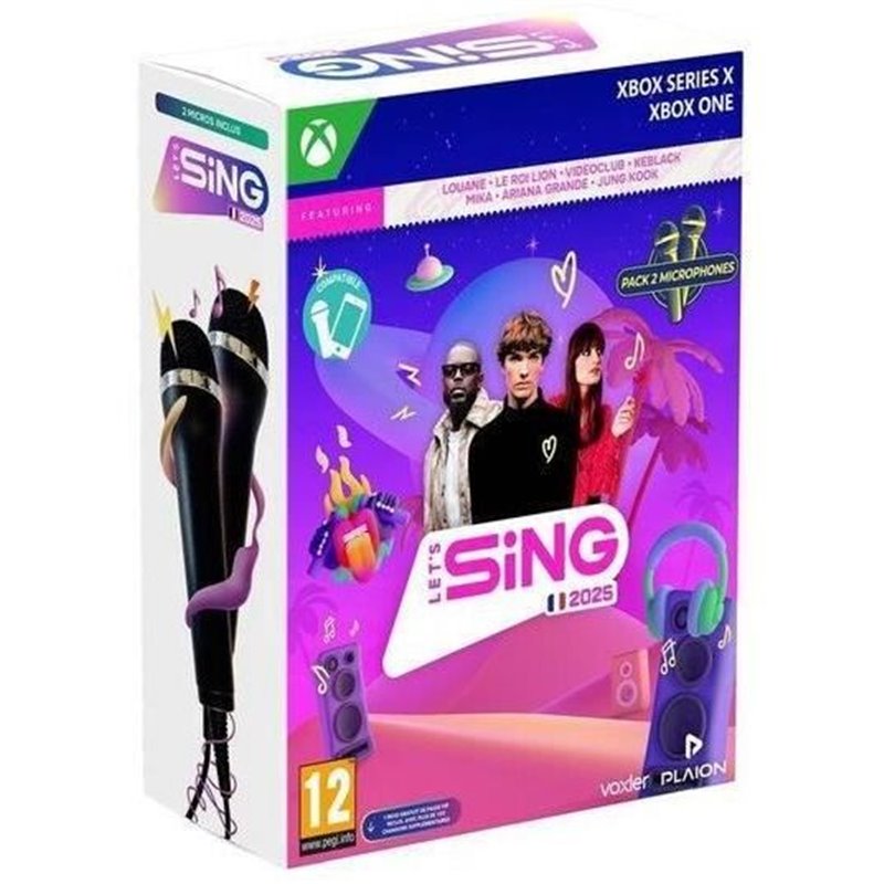 Let's Sing 2025 + 2 Micros - Jeu Xbox Series X