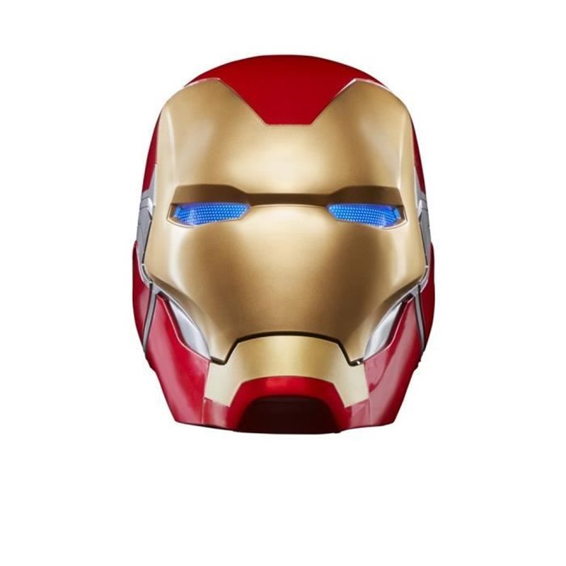 Image secondaire de Casque électronique Iron Man, avec effets lumineux, jouet de cosplay premium de collection pour adultes, Marvel Legends Series