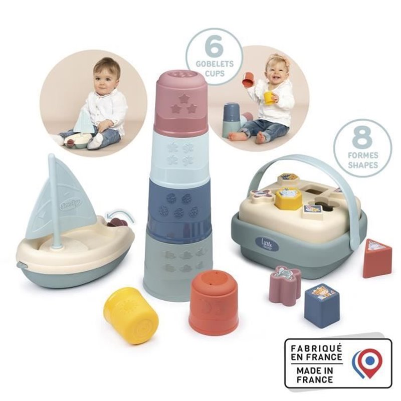 Image secondaire de Little Smoby - Coffret éveil et bain - 3 jeux d'éveil - A partir de 12 mois - Fabrication française