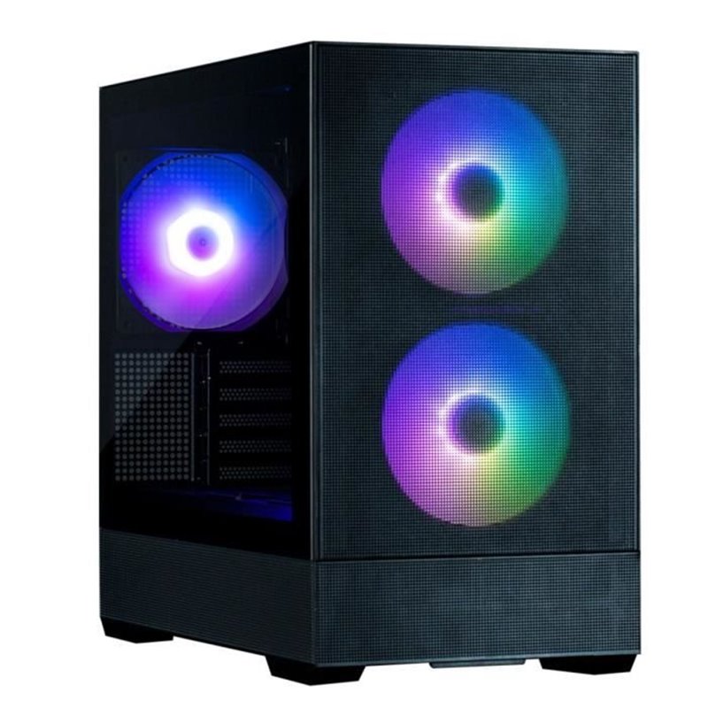 Boîtier PC Mini Tour sans alim - ZALMAN P30 AIR (Noir) - Micro ATX/Mini-ITX - 3x140mm A-RGB - Mesh - USB-C/3.0/HD Audio