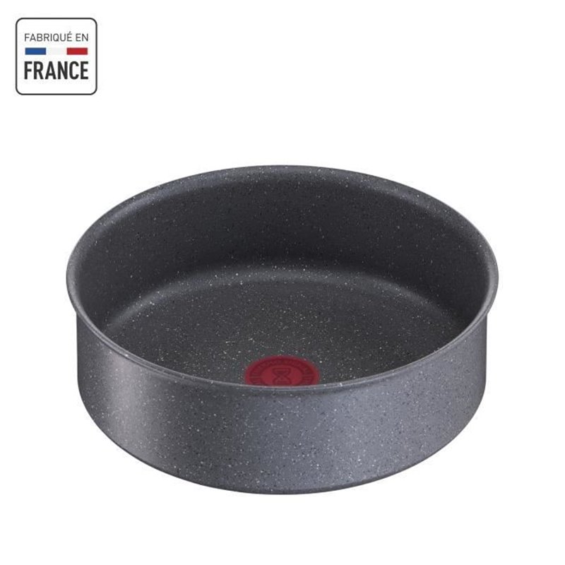 TEFAL INGENIO Natural Force Sauteuse 24cm, Induction, Antiadhésif, Empilable, Compatible lave-vaisselle, Fabriqué en France L396