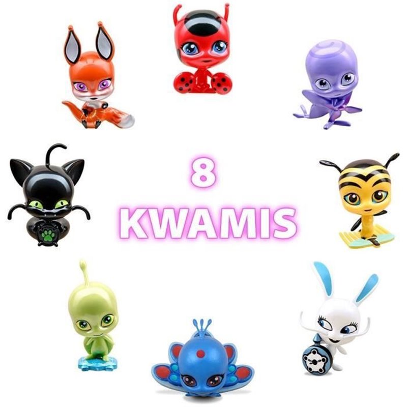 Image secondaire de Bandai - Miraculous - Pack de 8 kwamis Collection de Mini-figurines - P50532