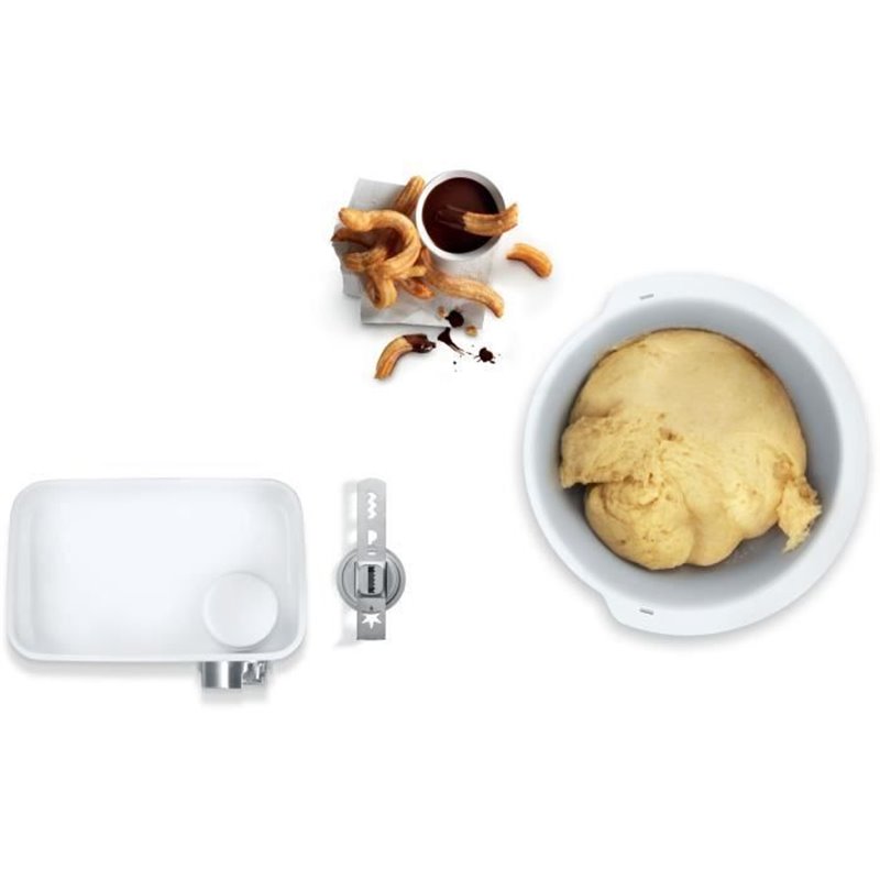 Image secondaire de Accessoires Baking Sensation - BOSCH - MUZ5BS1 - Hachoir a viande - Grille 5 mm - Accessoire biscuit 4 formes - Bol 3,9 L