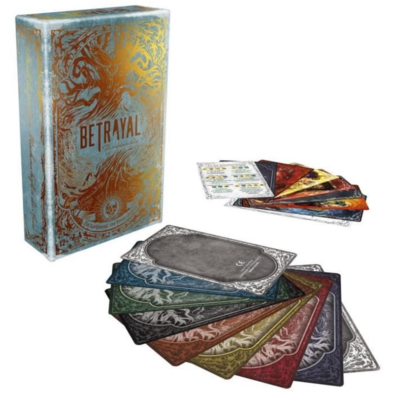 Betrayal Deck of Lost Souls, jeu de cartes coopératif a rôles secrets inspiré du tarot, Des 12 ans