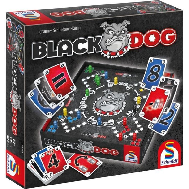 Image secondaire de Black DOG - Jeux de Société - SCHMIDT SPIELE - Affrontez le mystérieux Black DOG dans ce jeu de stratégie captivant !