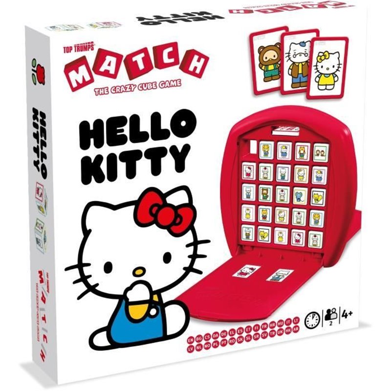 Jeu de société - WINNING MOVES - Match Hello Kitty - Alignez 5 cubes identiques pour gagner