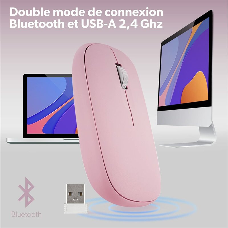 Image secondaire de Souris sans-fil TNB iClick Rose