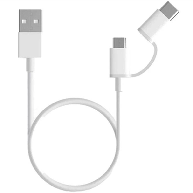 Câble USB vers Micro USB et USB-C Xiaomi SJV4082TY 1 m