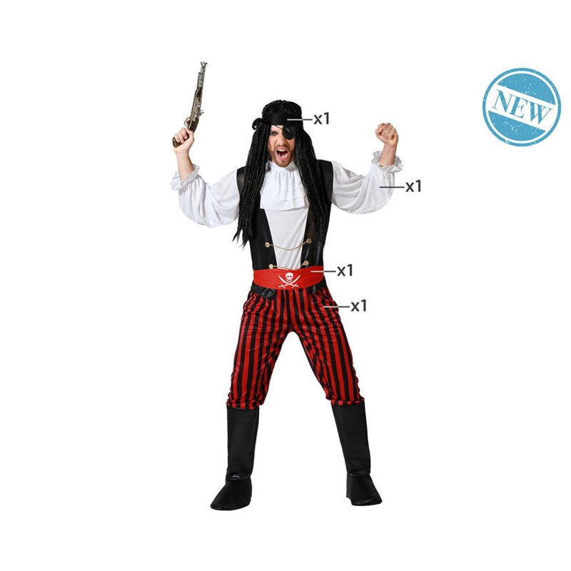 Déguisement pour Adultes Homme Pirate Taille M/L