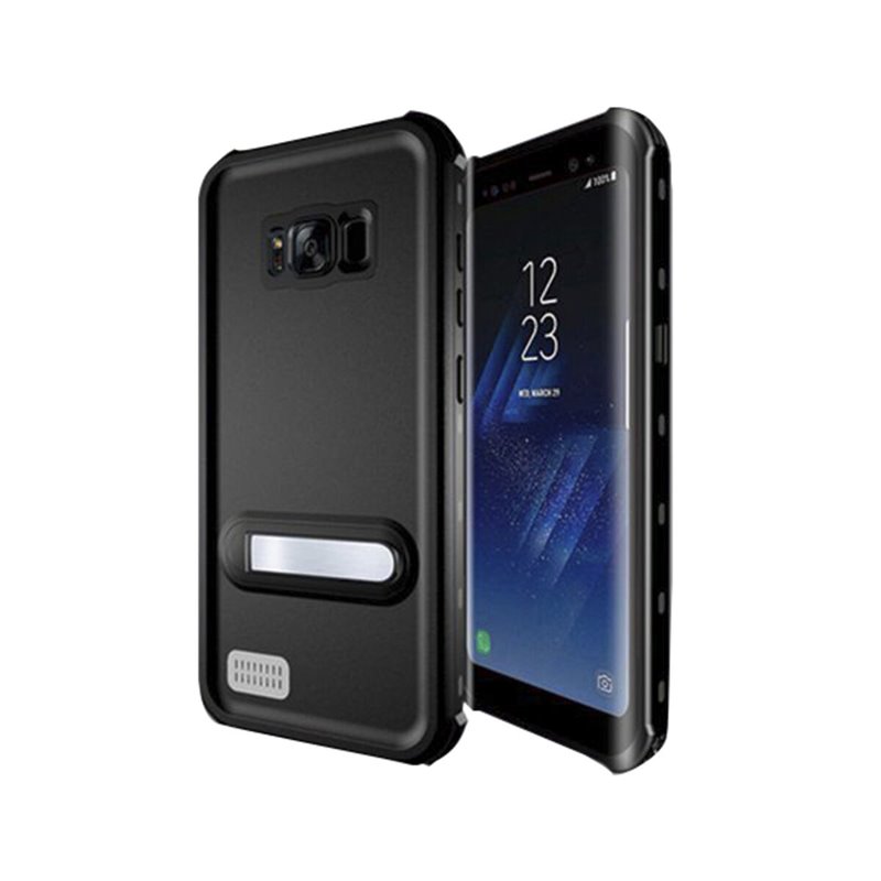 Image secondaire de Étui étanche Samsung Galaxy S8+ KSIX Aqua Case Noir Transparent