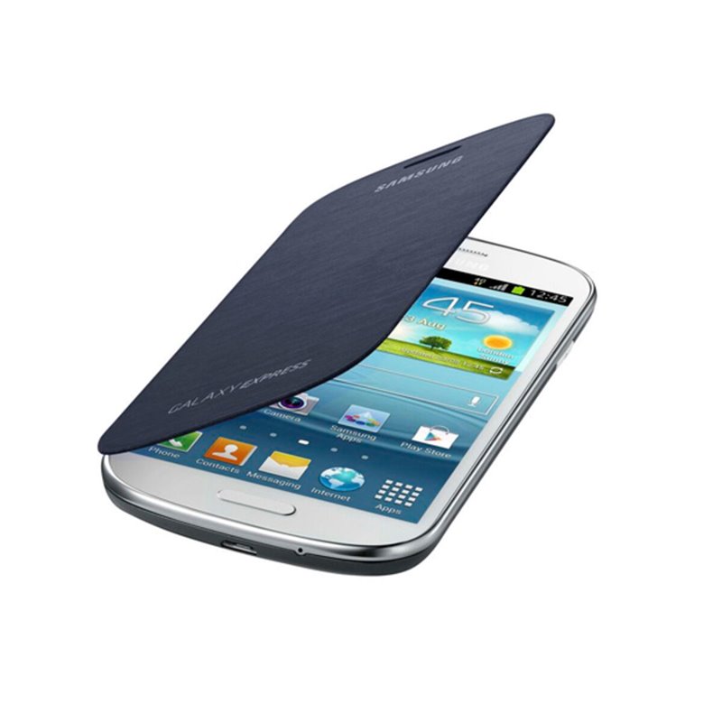 Image secondaire de Housse Folio pour Mobile Samsung Galaxy Express I8730 Bleu