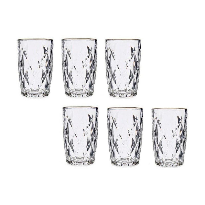 Image secondaire de Verre Doré Transparent verre 6 Unités (340 ml)