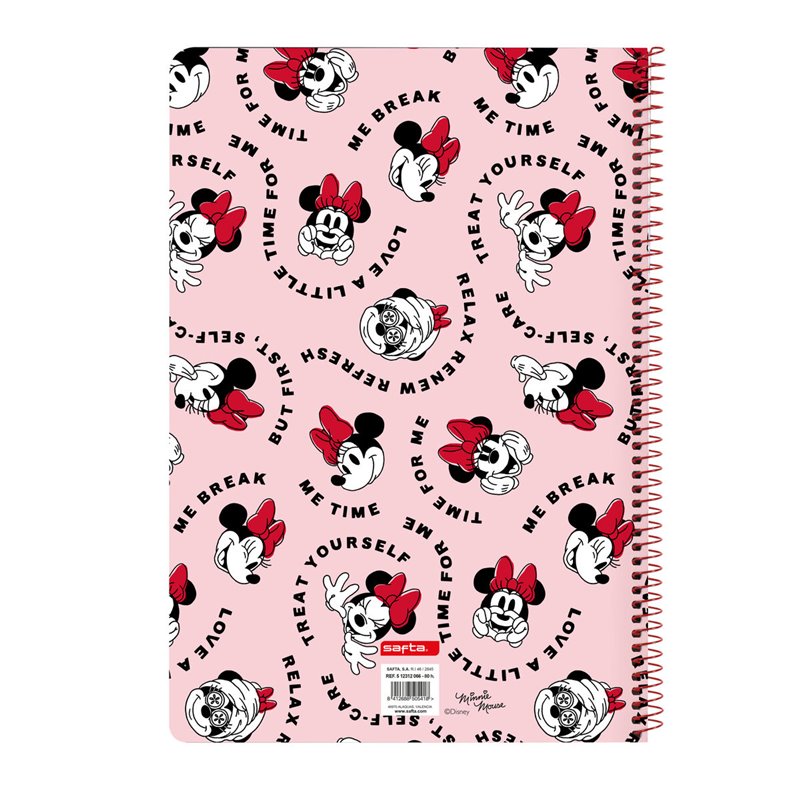 Image secondaire de Carnet Minnie Mouse Me time Rose A4 80 Volets