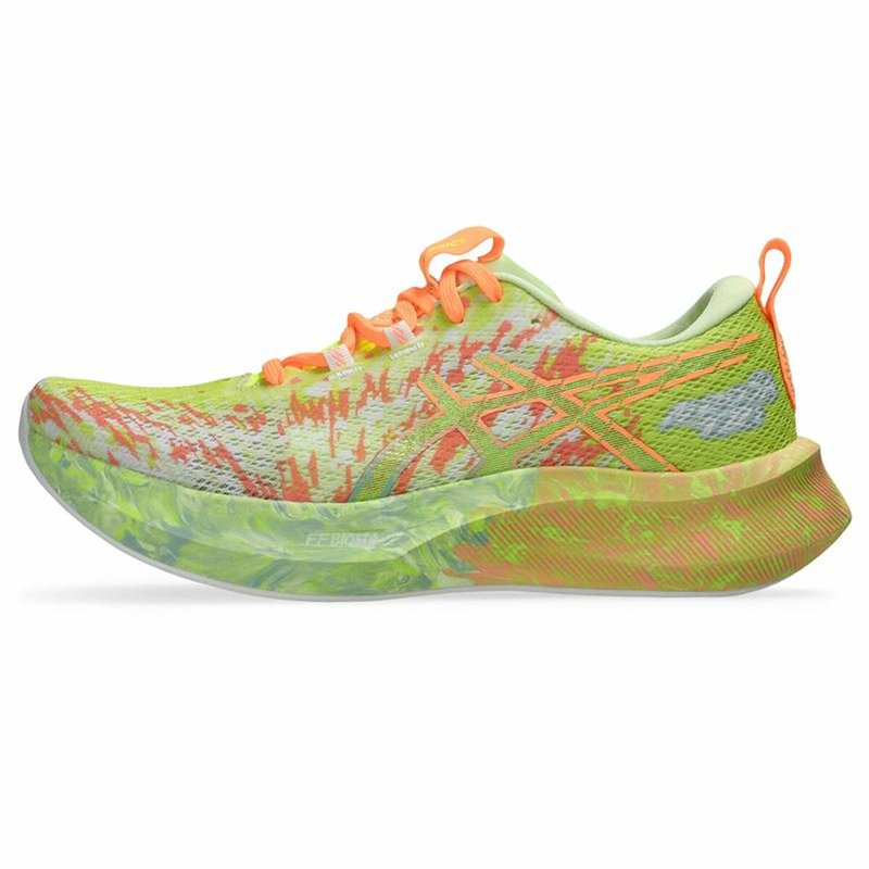 Image secondaire de Chaussures de Running pour Adultes Asics 1012B675-750 Vert citron