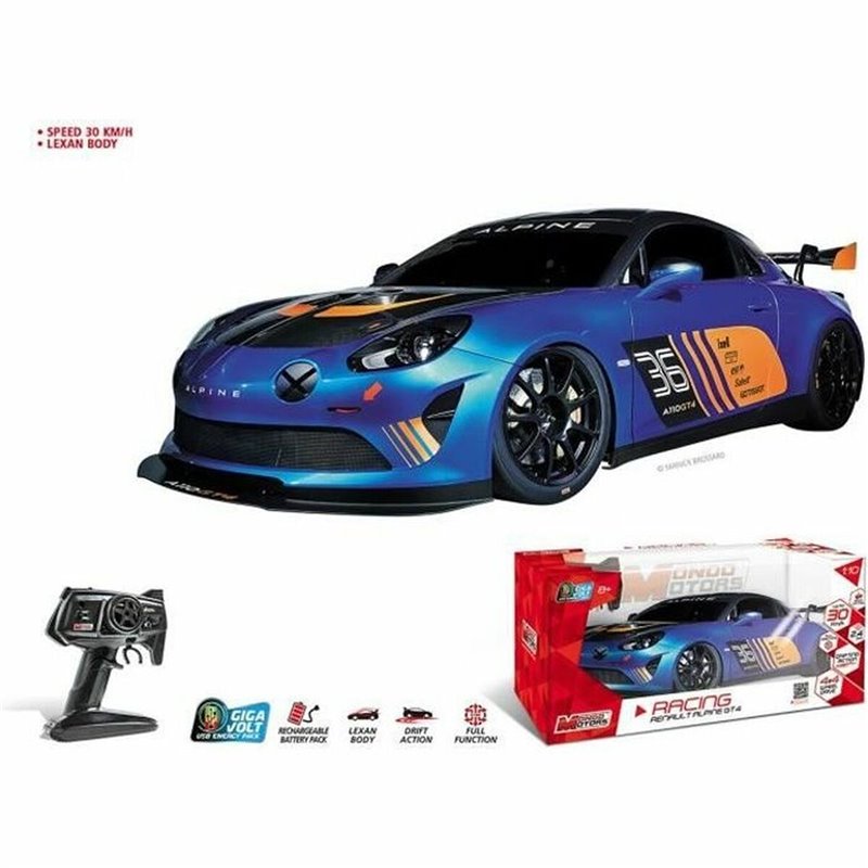 Voiture Télécommandée Mondo Alpine A110 GT4 R / C 1:10 Turquoise