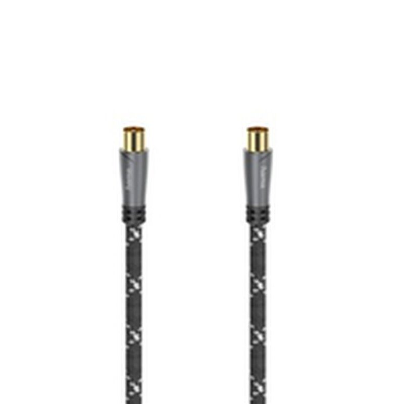 Image secondaire de Hama 00205070 câble coaxial 1,5 m Noir, Gris