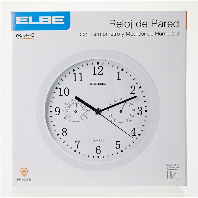 Image secondaire de Pendule Réveil ELBE RP2005B Blanc