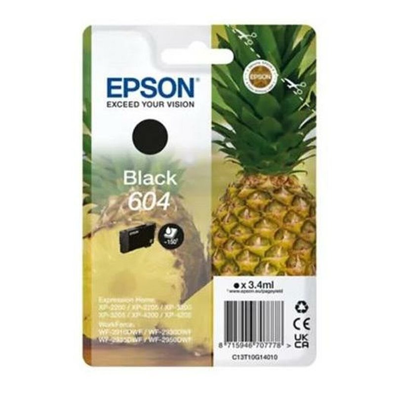 Image secondaire de Cartouche d'encre originale Epson XP-2200 WF-2910DWF Noir (10 Unités)