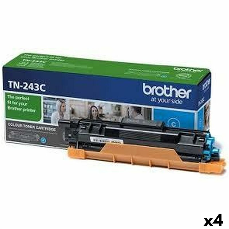 Toner original Brother HLL3210CW Cyan (4 Unités)