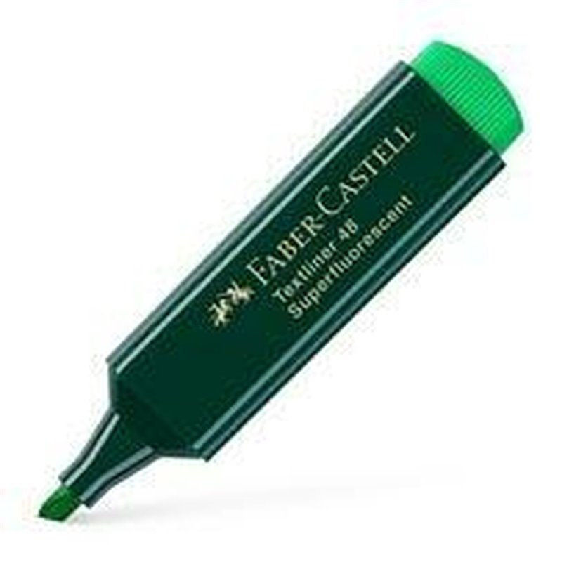 Image secondaire de Ensemble de Marqueurs Fluorescents Faber-Castell Textliner 48 Vert (10 Unités)